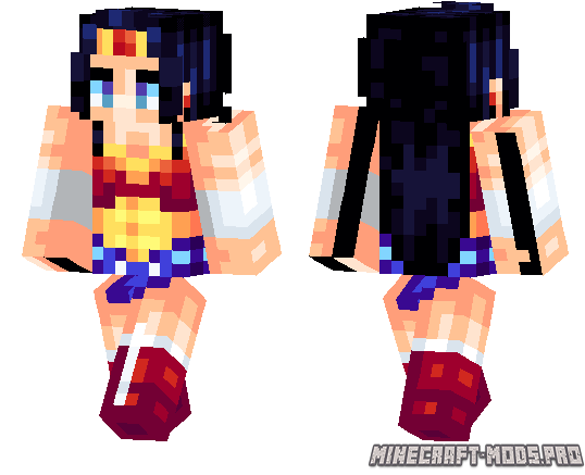Скин Wonder Woman для Minecraft PE