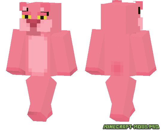 Скин Розовая пантера для Minecraft PE