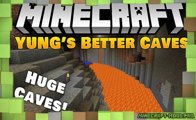Мод Better Caves Новые Пещеры