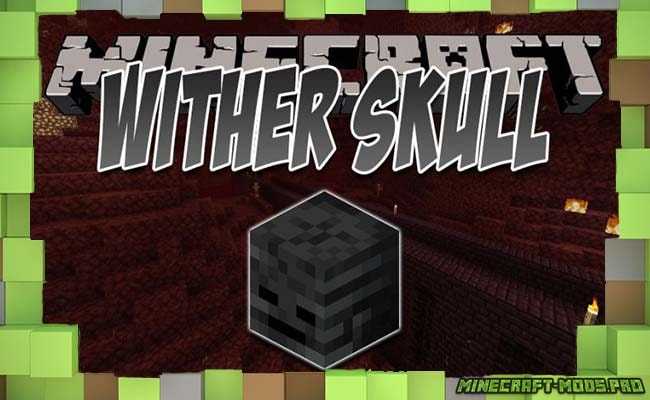 Мод Wither Skeleton Skull