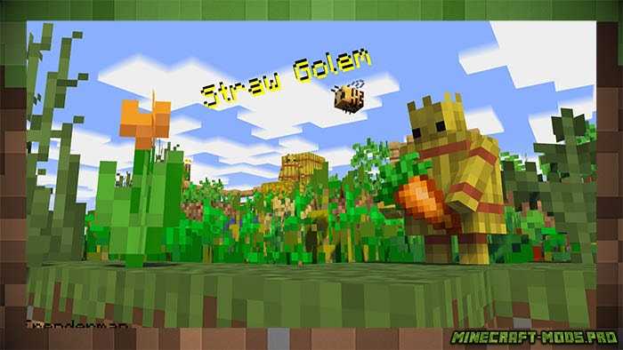 Мод Straw Golem Reborn