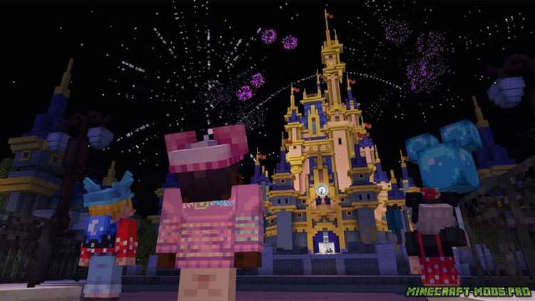 «Приключение в волшебном королевстве Мира Уолта Диснея» выходит в Minecraft в dlc для Майнкрафт