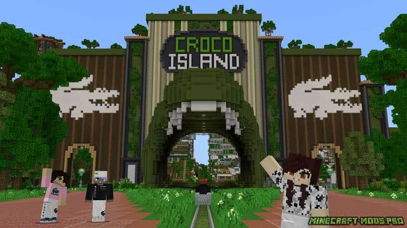 скриншот фото Lacoste X Minecraft: откройте для себя карту острова Кроко и коллекцию одежды