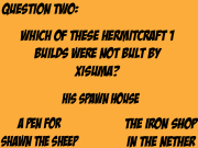 Логотип игры Xisumas Hermitcraft Quiz