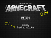 Логотип игры The Minecraft Quiz