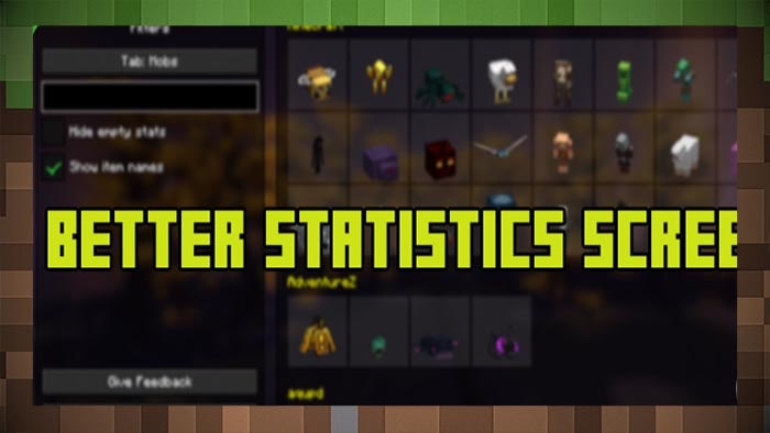 Мод Better Statistics Screen / Лучший экран статистики