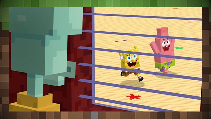 Маловероятное сотрудничество между Minecraft и SpongeBob приземляется на Bedrock Edition