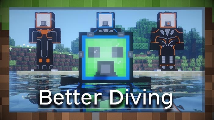 Мод Better Diving Дайвин