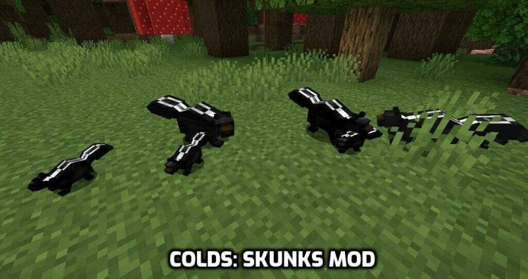 Мод Скунсы Colds: Skunks для Майнкрафт
